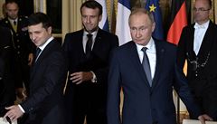 Prezidenti Ruska a Ukrajiny Vladimir Putin a Volodymyr Zelenskyj (vlevo) na... | na serveru Lidovky.cz | aktuální zprávy