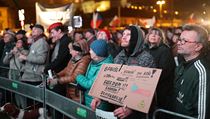 Demonstranti dorazili na Klrov.