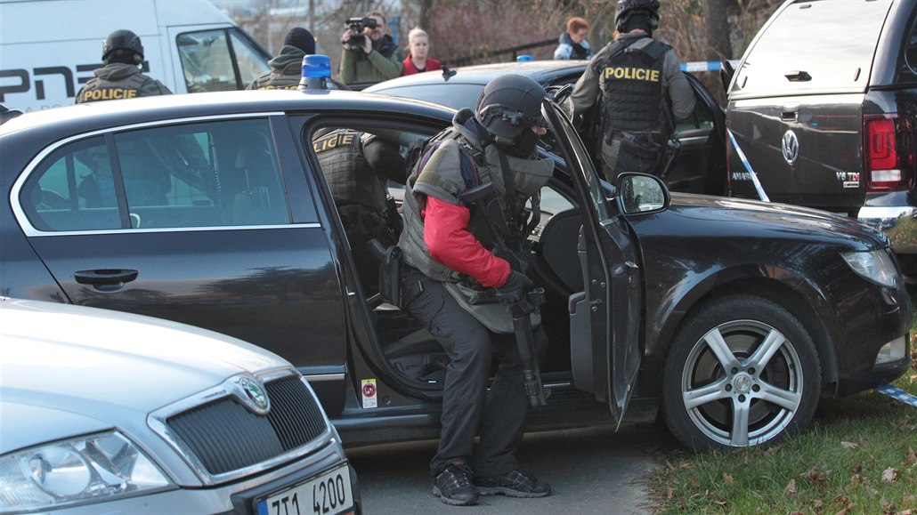 Policejní zásah v ostravské nemocnici.