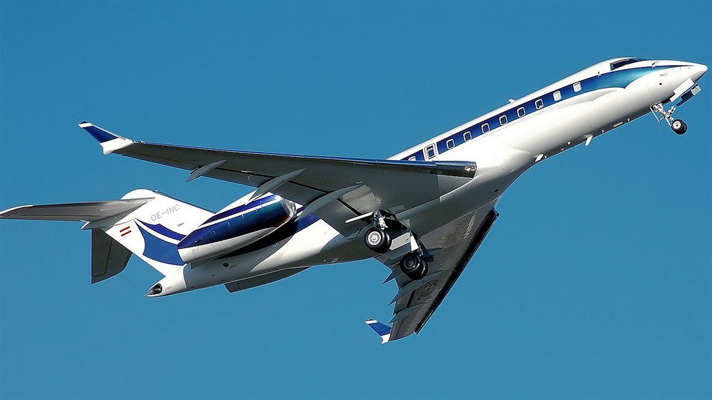 Letoun Global 5000 od firmy Bombardier