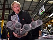 Britský ministr Boris Johnson bhem kampan