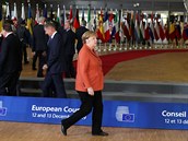 Nmecká kancléka Angela Merkel v Bruselu.
