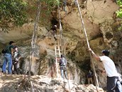 Na indonéském ostrov Sulawesi byla objevena jeskynní malba, na ní neznámý...