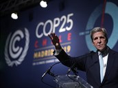 Bývalý americký ministr zahranií John Kerry vystoupil na konferenci OSN o...