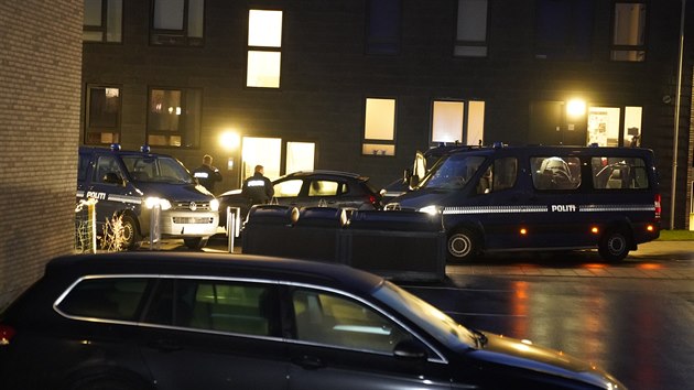 Policejní razie v Dánsku.