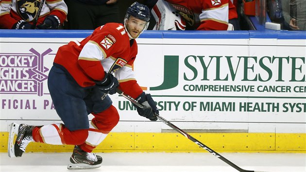 Úto�ník Floridy Panthers Jonathan Huberdeau.