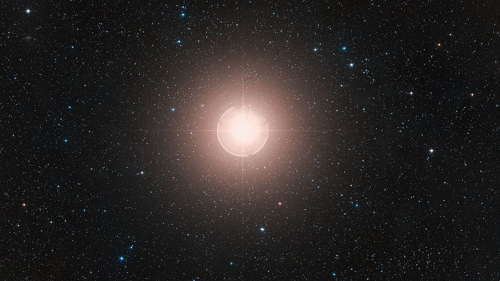 Hvzda Betelgeuse v souhvzdí Orionu