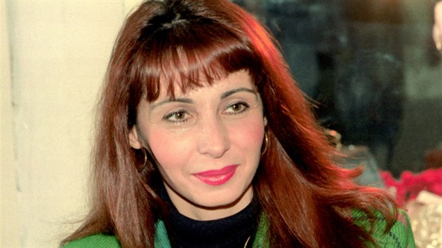 Televizní a rozhlasová moderátorka Stanislava Lekeová na snímku z roku 1995.