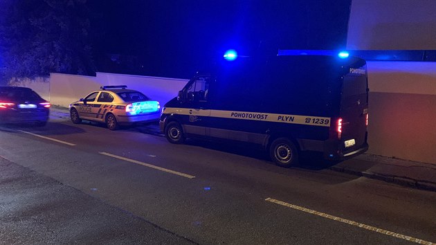 Linkový autobus naboural v praských Satalicích do hlavního uzávru plynu.
