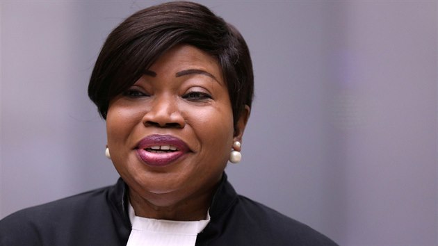 alobkyn Mezinárodního trestního soudu (ICC) Fatou Bensoudová.