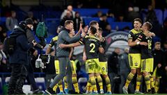 Fotbalisté Southamptonu se radují z výhry na hřišti  Chelsea. | na serveru Lidovky.cz | aktuální zprávy