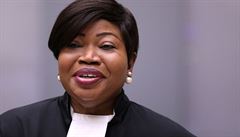 alobkyn Mezinárodního trestního soudu (ICC) Fatou Bensoudová.