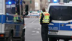 Zásah policie v centru Berlína.