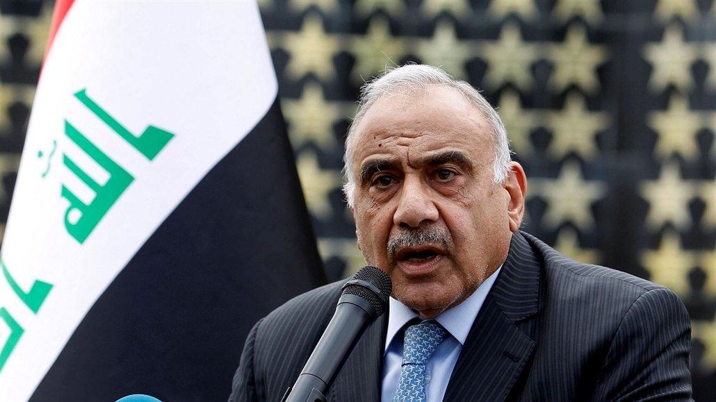 Irácký premiér Ádil Abdal Mahdí.