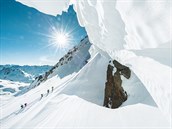 Ve výcarsku najdete spoustu terén pro skitouring daleko od runých sjezdovek