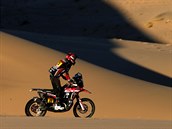 Daniel Nosiglia bhem druhé etapy Rallye Dakar.