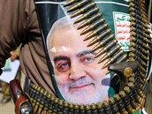 Iránský generál Solejmání zemel po raketovém útoku ze strany Spojených stát.