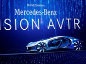 Koncept futuristického vozu Mercedes-Benz Vision AVTR.