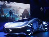Koncept futuristického vozu Mercedes-Benz Vision AVTR.