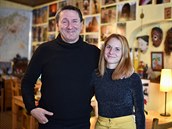Hotelir Alexandr Blek se svou partnerkou Janou Beneovou.