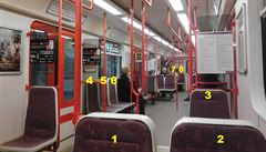 ANKETA: Kde v metru nejradji sedte? Cestujc vniv diskutuj nad oslovanmi sedakami
