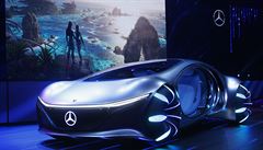 Koncept futuristického vozu Mercedes-Benz Vision AVTR.