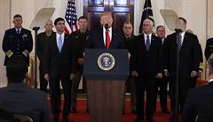 Prezident Trump vystoupil v Bílém domě s prohlášením ohledně íránských útoků na... | na serveru Lidovky.cz | aktuální zprávy