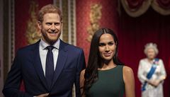 Muzeum Madame Tussauds v reakci na nedvn rozhodnut odstranilo figurny Harryho a Meghan