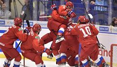 Hokejisté Ruska se radují z postupu do finále MS juniorů. | na serveru Lidovky.cz | aktuální zprávy