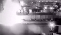 VIDEO: Obří exploze. Poslední okamžiky íránského velitele Solejmáního údajně zachytila kamera