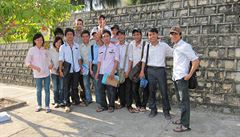 Momentka z cesty Tomáe Procházky.