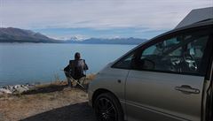 Momentka z cesty Tomáe Procházky.