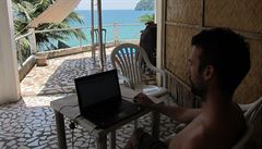 Momentka z cesty Tomáe Procházky.