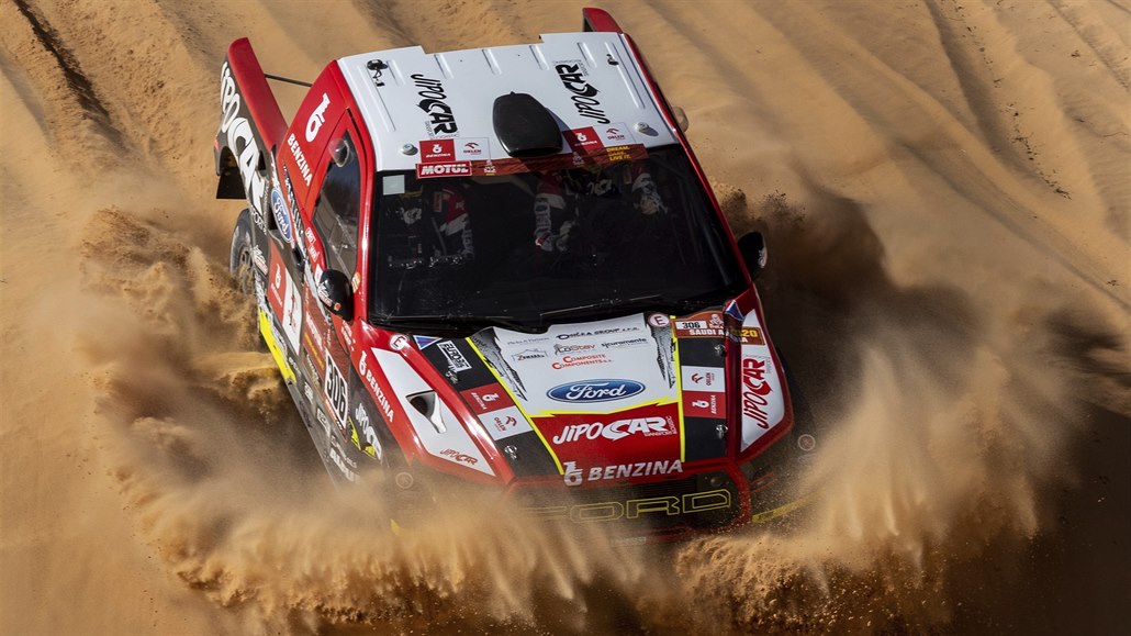 Martin Prokop na saudskoarabské rallye Dakar.