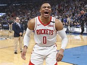 Russell Westbrook v utkání proti svému bývalému klubu.