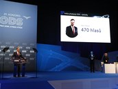 Pedseda ODS Petr Fiala na kongresu ODS v Praze 18. ledna 2020.