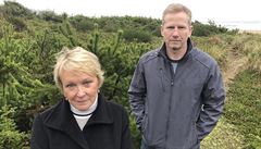 Majitelé dom� Patricia Rogersová a Jeff Bryners na pob�e�í Tierra del Mar v...