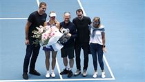 Caroline Wozniacká se loučí s tenisovou kariérou. Po boku má manžela Davida...