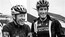 Lance Armstrong a George Hincapie.
