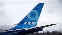 Boeing 777X se v Seattlu pipravuje ke svmu zkuebnmu letu.