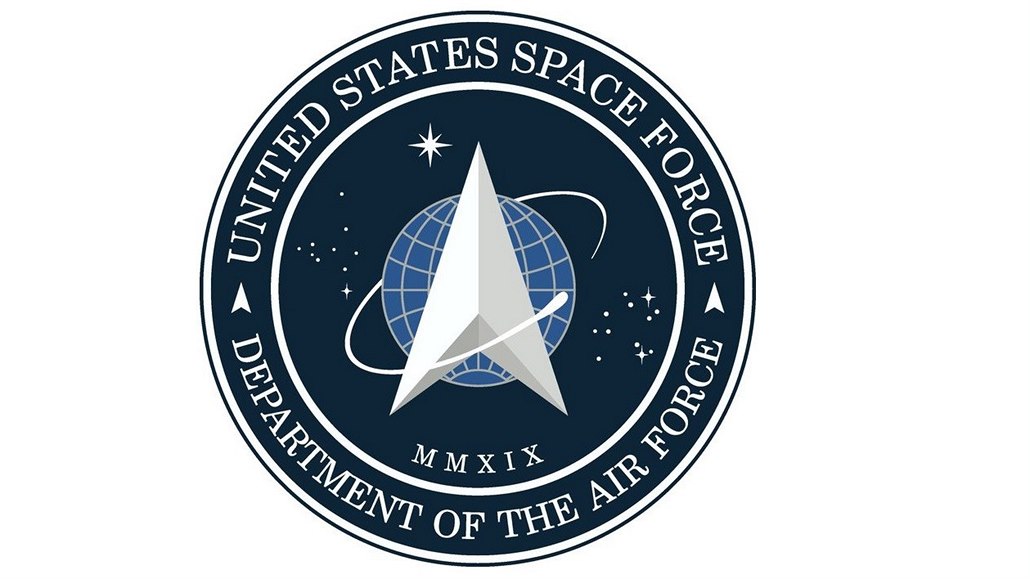 Logo amerických vesmírných sil.