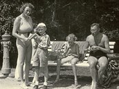 Winternitzova rodina: Jenny, Petr, Suzanna a Josef v roce 1938