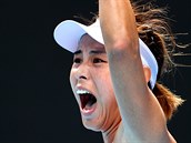 Wang chiang slaví postup do osmifinále Australian Open pes Serenu...