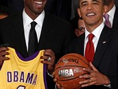 Kobe Bryant a Barack Obama.