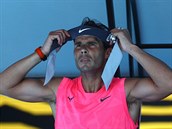 Rafael Nadal na australském grandslamu nastupuje v tradiním tílku.