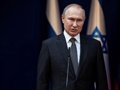 Ruský prezident Vladimir Putin pronesl e po pijetí Benjaminem Netanjahuem a...