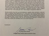 Pedseda eského telekomunikaního úadu (TÚ) Jaromír Novák v pondlí...