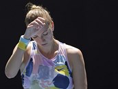 Smutná eská tenistka Petra Kvitová.