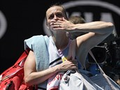 Louící se eská tenistka Petra Kvitová.