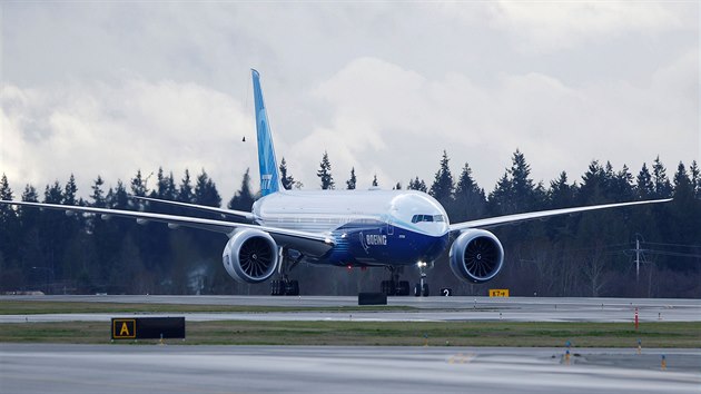 Verejí pokus Boeingu 777X o vzlétnutí z Washingtonu byl peruen kvli...